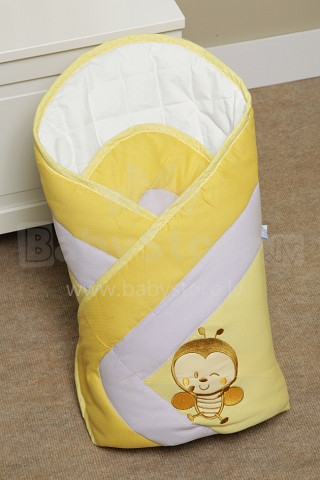 FERETTI Layette 85 BANANA Bee Honey конвертик одеялко для новорождённого 85х85 см