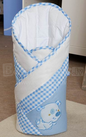 FERETTI Layette 85 Dogs blue конвертик одеялко для новорождённого 85х85 см