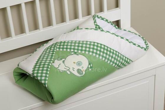 „FERETTI Layette 85 BANANA“ šuns žalia daugiafunkcė pertvarkymo antklodė