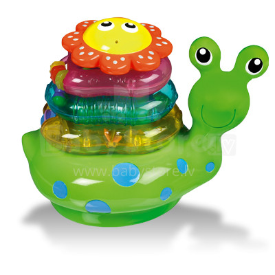 Munchkin Snail Stacker™ Bath Toy bērnu vannas attīstoša rotaļlieta 