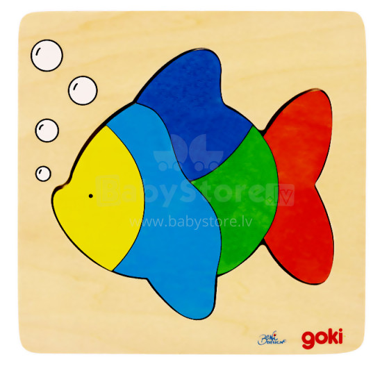 Goki VG57821 Puzzle, fish
