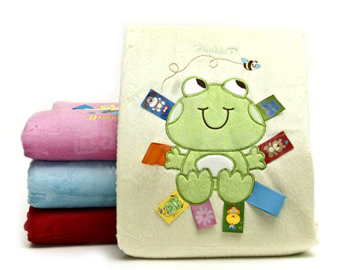 Bobas Collection 2011 одеялко двухстороннее с аппликацией Лягушка