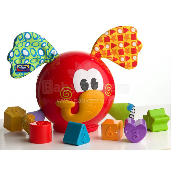 „Playgro Art“. 0180262 Žaislų rūšiavimo kūrimas „Pirmasis mano žaislas yra dramblys
