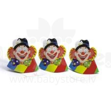 4 шапочки для праздника Клоуны DE1819326