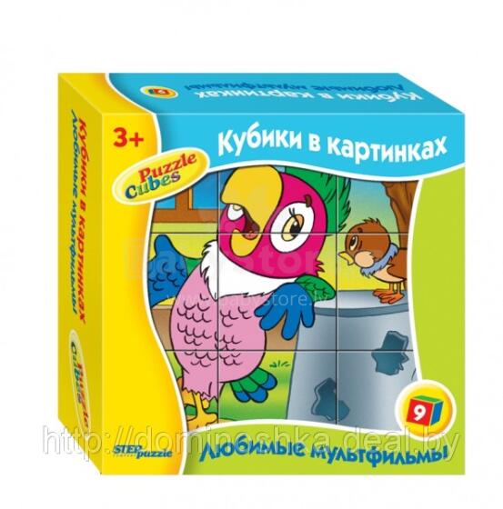 „Step Puzzle“ 73117 blokų kūrimas 9 vnt. iš animacinių filmų