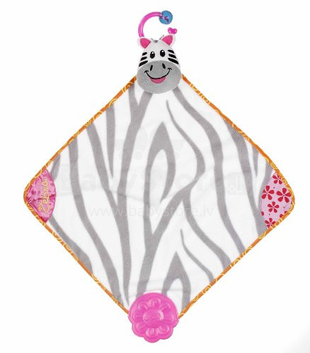 Munchkin Teething Baby Blanket Мягкая развивающая игрушка-одеялко Зебра