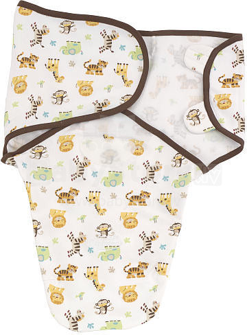 „Summer Infant Art“ 55866 „SwaddleMe“ medvilninė vyniojama sauskelnė nuo 6,4 kg iki 8,2 kg.