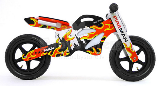 MillyMally GTX  23467 Детский велосипед - бегунок Fireman