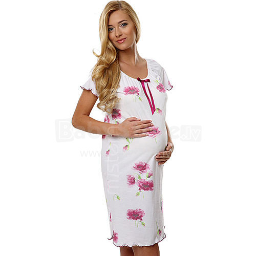 Italian fashion Simona ночная рубашка для беременных/кормящих  (розовый)