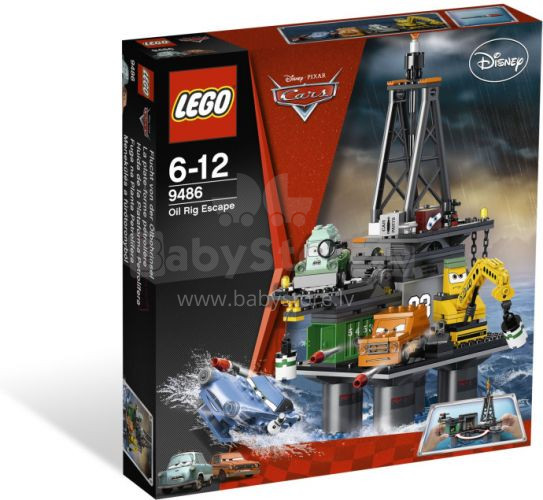 „LEGO Cars 9486 L“ gręžimo pabėgimas
