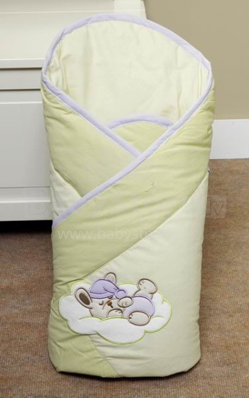 FERETTI Layette 85 Banana Rabbit Green конвертик одеялко для новорождённого 85х85 см