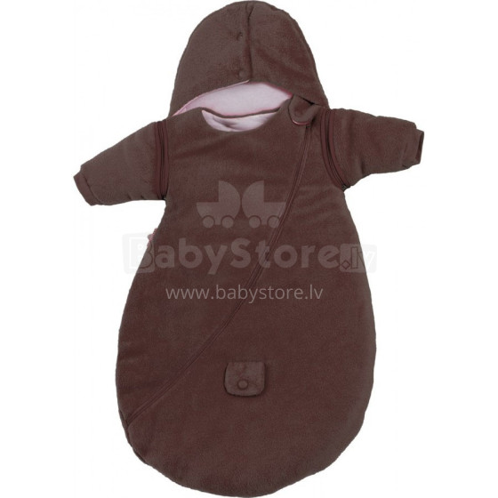 Baby Calin BBC610002 Mole Kūdikių miegmaišis su gobtuvu ir rankovėmis 0 + m
