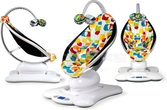 4MOMS MamaRoo Multi-Color Plush Infant Seat электронные детские кресла-качели ФоМамс