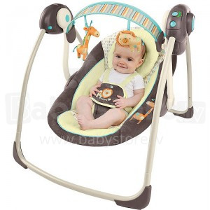 Bright Starts 60010 Comfort & Harmony Cradling Bouncer Детские музыкальные качели (кресло-качалка) Забота и нежность 