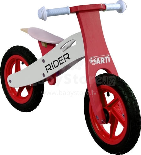 Arti Rider Plus Детский велосипед/бегунок с резиновыми колёсами