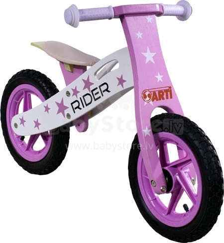 Arti Rider Plus Bērnu skrējritenis ar gumijas riteņiem