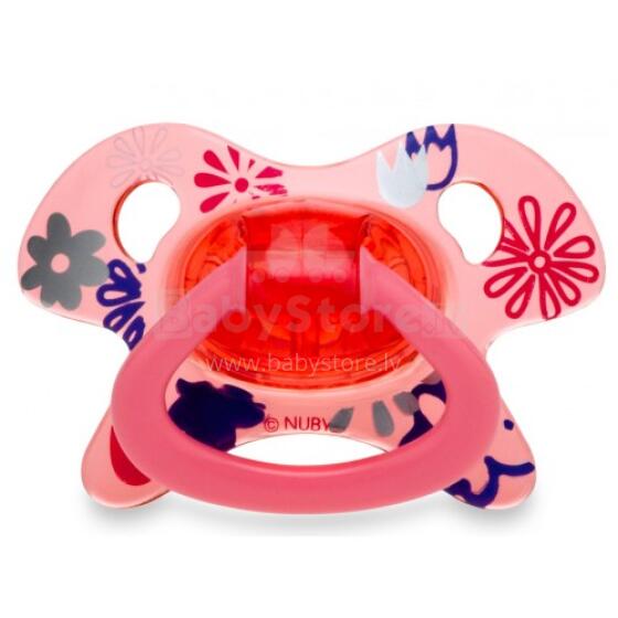 „Nuby Geo Art“. 5718 Anatominės formos silikoninis čiulptukas (0–2 m)