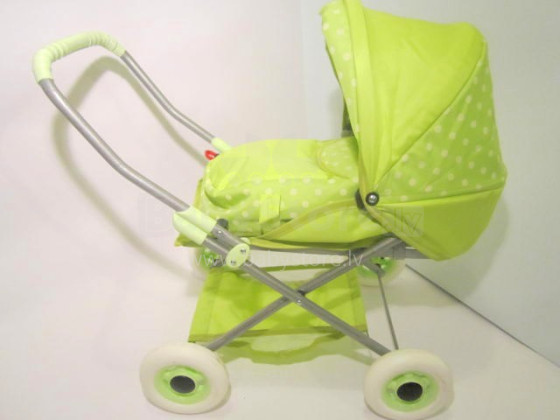„Wokke Pram Doll“ vežimėlis „Ewa III Classic“ lėlių vežimėlis su krepšiu