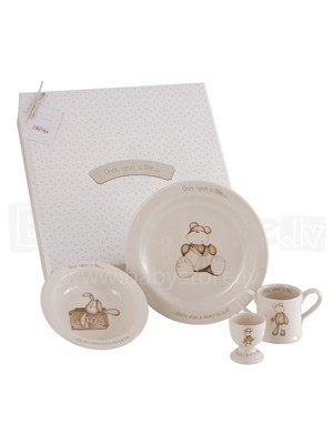 Mamų ir tėvelių pusryčių rinkinio keramikos rinkinys (dovanų dėžutė)