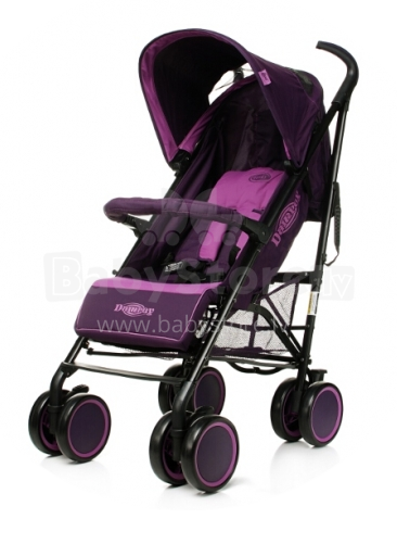4 kūdikis '16 Damrey plk. Purpuriniai sportiniai / vaikščiojantys vežimėliai