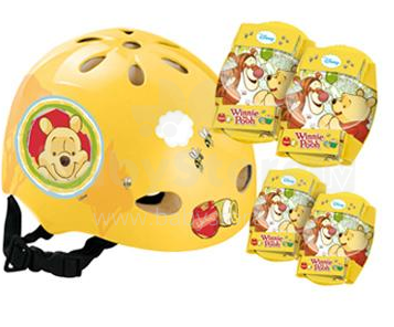 Mondo Disney Winnie the Pooh 86518 - children helmet Сертифицированный, регулируемый шлем для детей