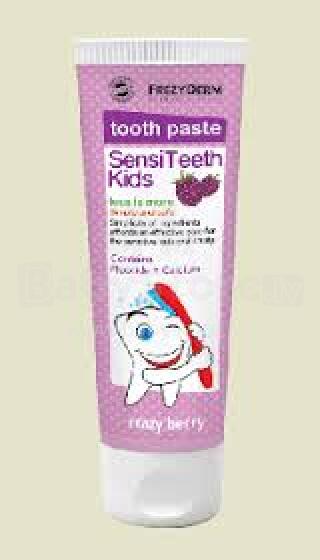 SensiTeeth Kids ToothPaste - dantų pasta 50ml CrazyBerry