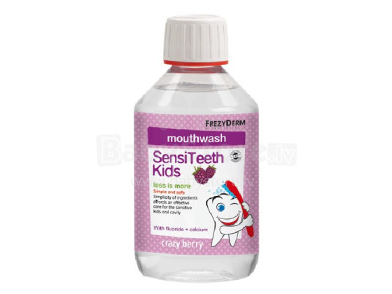 SensiTeeth Kids Mouth Wash – mutes skalojamais bērniem 250ml Crazy Berry