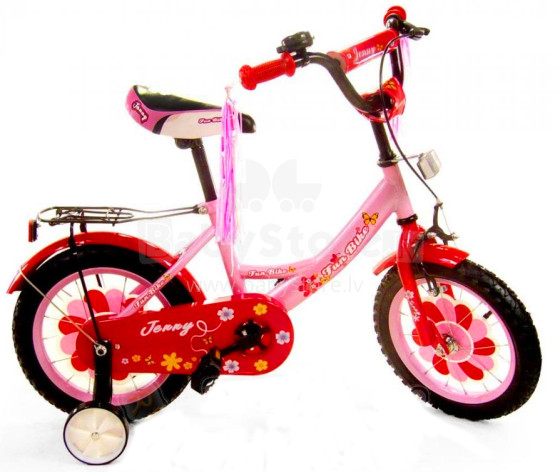 Baby Mix BMX R777G 12'' Fun Bike Jenny Детский двухколесный велосипед с дополнительными педалями и пищалкой