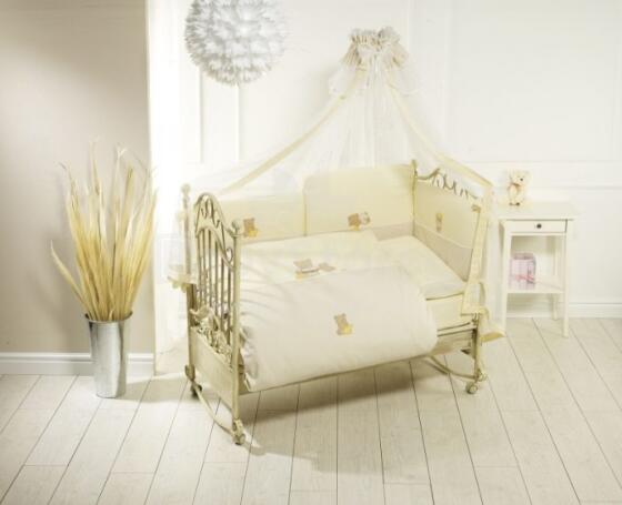 „Feretti Double Canopy White“ baldakimas