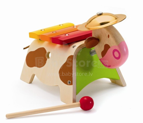 DJECO Развивающая музыкальная игрушка - ксилофон Doremi DJ06402
