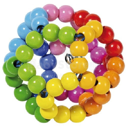 Goki VG735670 Touch ring elastic rainbow ball