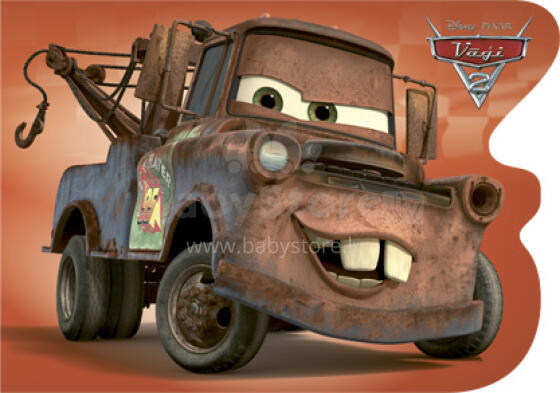 „Disney Wagons 2 Lighting MqQueen“ ir „Mater Book“ - latvių kalba