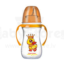 CANPOL BABIES 35/201 puodelis, skirtas kūdikiams nuo 6 mėnesių amžiaus su minkštu dangteliu 240 ml