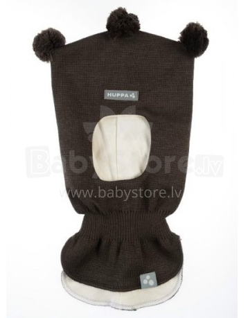 Huppa '14 str. Megztas kūdikių žiemos kepurės gaubtas su medvilniniu pamušalu 8507AW (dydis XS-L)