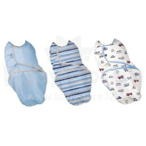 Summer Infant Art.71064 SwaddleMe Cotton Knit хлопковая пелёнка для комфортного пеленания 3 шт.