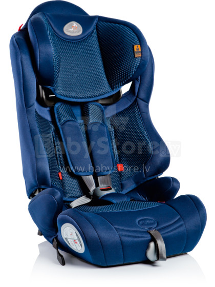 MammaCangura Maximo Fix Fashion Blue Bērnu autokrēsls (9-36 kg)