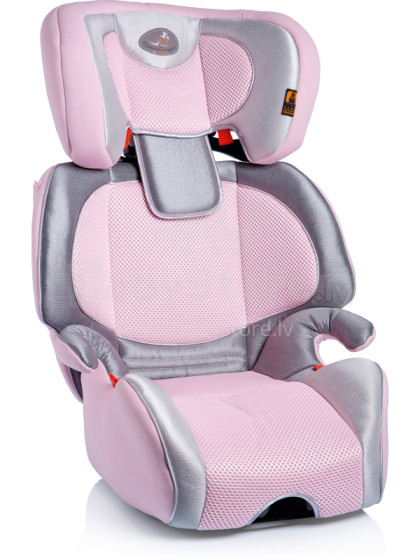 „MammaCangura Miki Plus Fix Fashion Pink“ automobilinė kėdutė vaikams (15-36 kg)