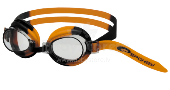 Spokey Jellyfish 82279 Swimming goggles for kids Bērnu peldēšnas brilles (peldbrilles) Col. Orange/black
