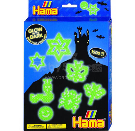 „Hama 3414H MIDI“ šviečia tamsiose karoliukų mozaikos rinkinyje