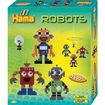Hama MIDI 3D Art.3227H Robots Mozaīku komplekts