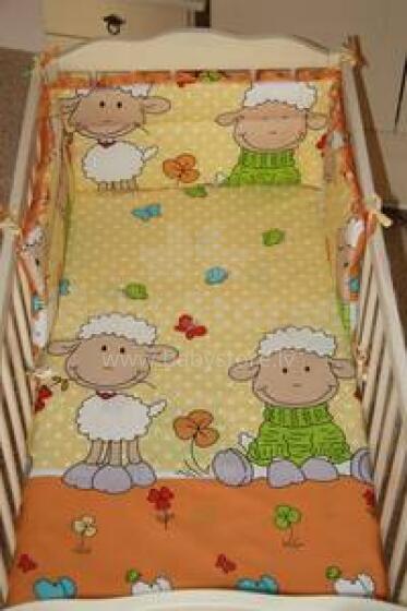 „MimiNu Cotton“ patalynės komplektas iš 4 dalių su kraštu 135x100