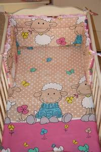 Edisa Baby Комплект детского постельного белья из 4х частей 100x135 cm