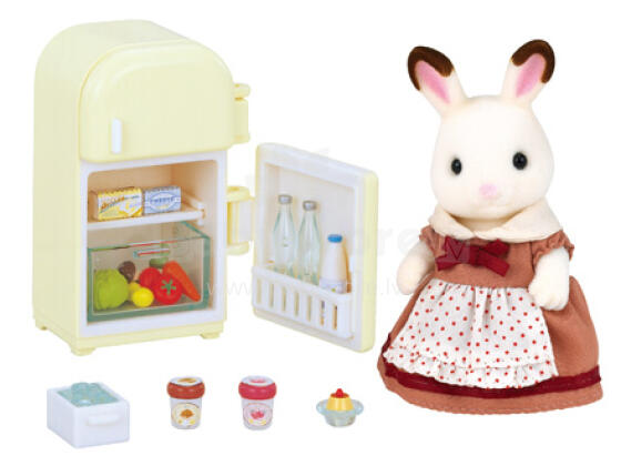 Sylvanian  Šokoladinis motininis triušis su šaldytuvu