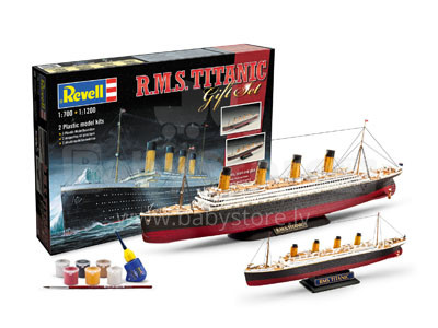 Revell 05727R Gift-Set 'Titanic' 1/1200 kuģa modeļu dāvanas komplekts