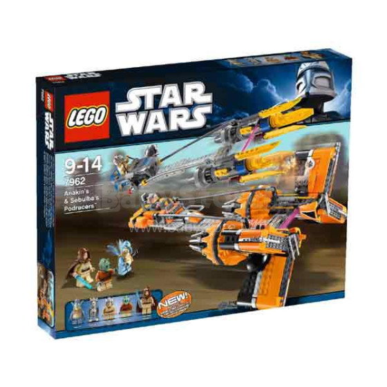 Lego Star Wars Гоночные капсулы Анакинаи Себульбы 7962