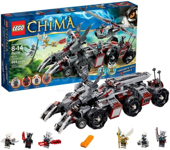„Lego Chima Wolf“ šarvuotas personalas „Vorritsa 70009“