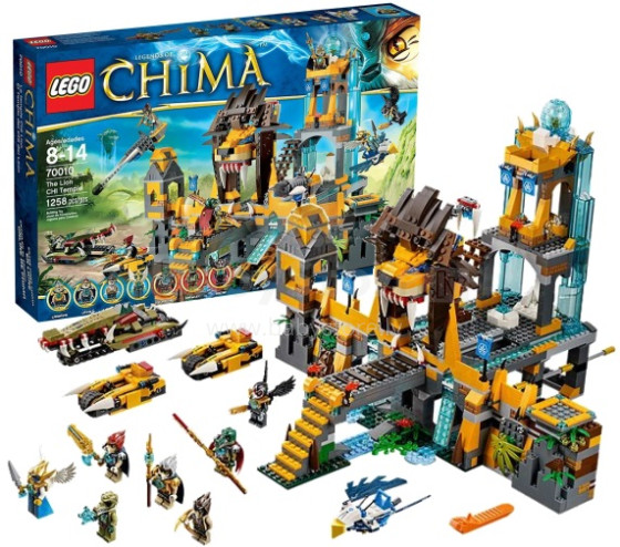 Lego Chima CHI klano šventyklos liūtai 70010