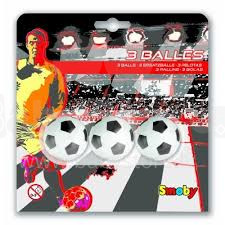 Smoby 140711S 3 plastikiniai futbolo kamuoliai 34mm