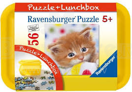 „Ravensburger Puzzle 07535R“ dėlionės 56 vienetų dėžutėje.