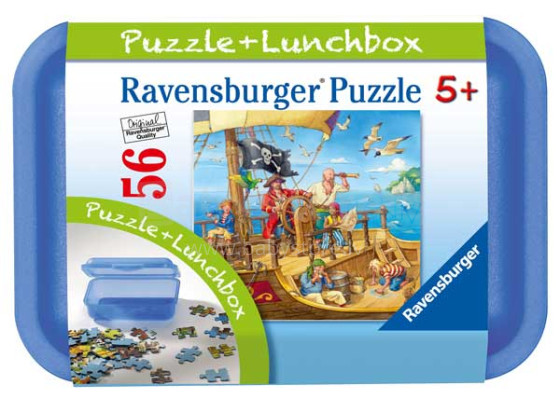 „Ravensburger Puzzle 07534R“ dėlionės dėžutėje, kurioje yra 56 vienetai.